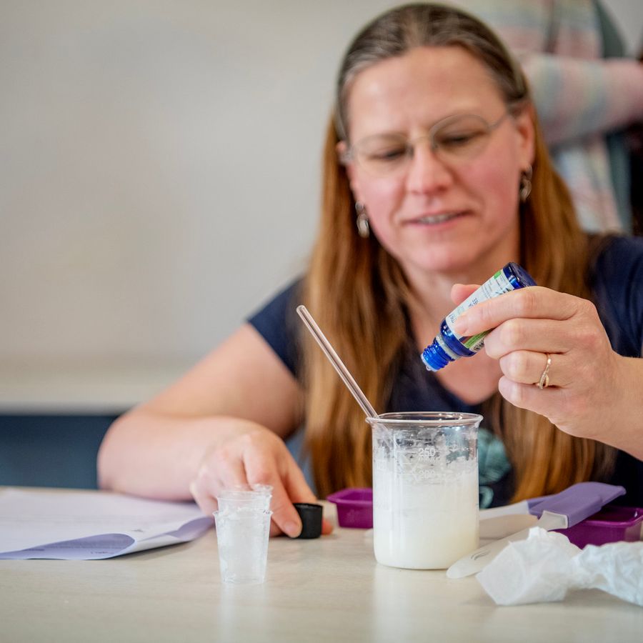 Werken met etherische oliën